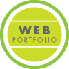 web portfolio button