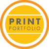 print portfolio button